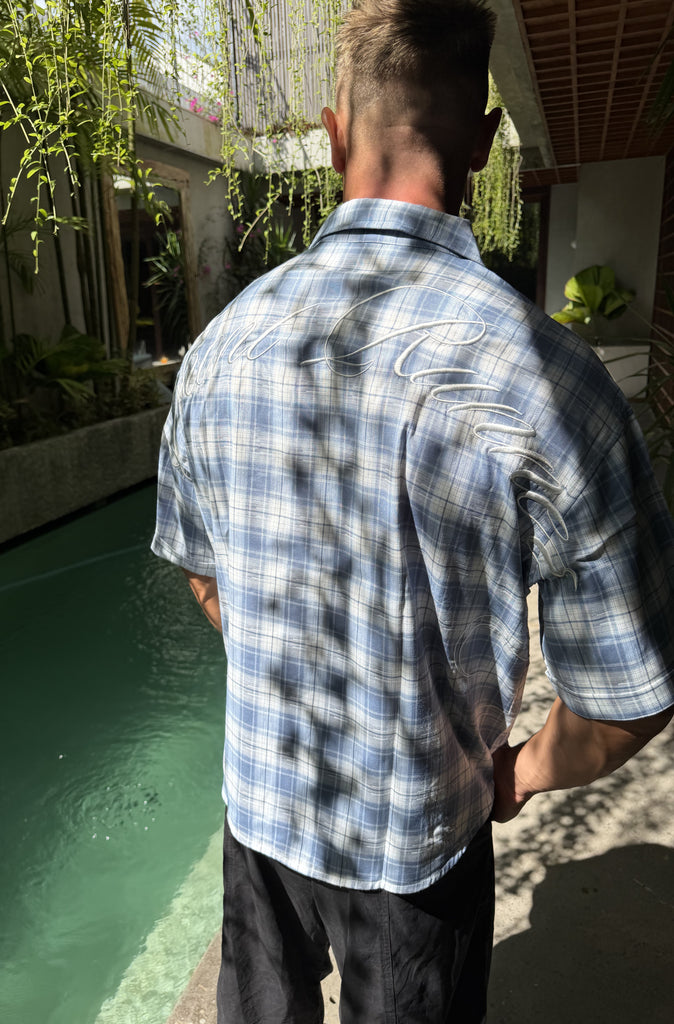 FR S/S Shirt Blue Check