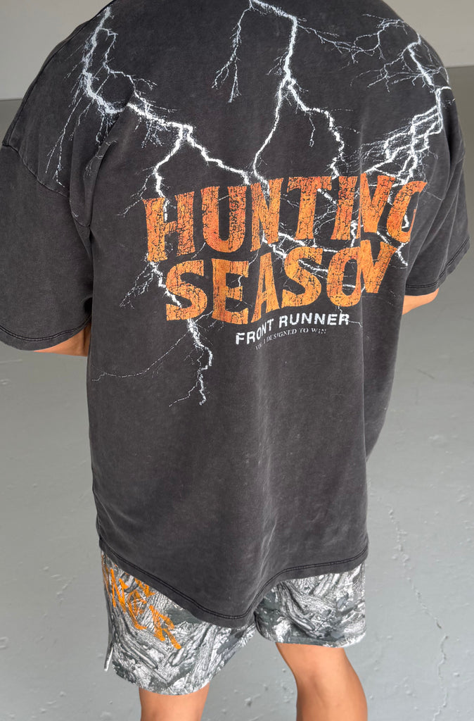 Season Tee - Washed Black