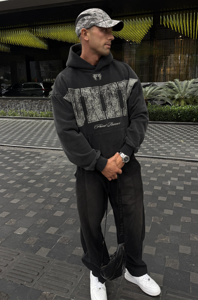 Essence Hoodie Washed Black