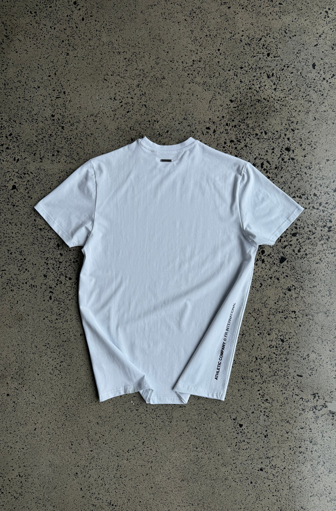 Inter Fitted Tee - White