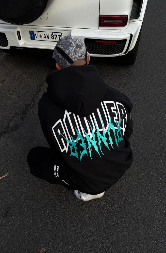 Razor Hoodie Black Tiffany
