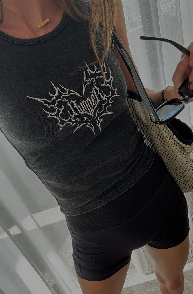 Steelheart Tank - Washed Black