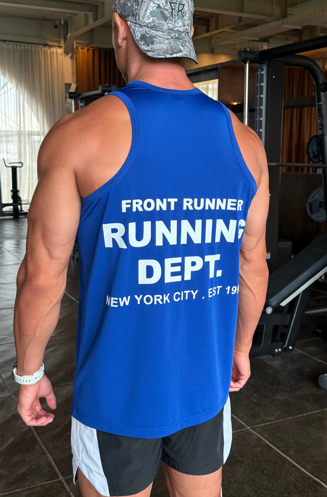 Running Dept Tech Singlet Cobalt