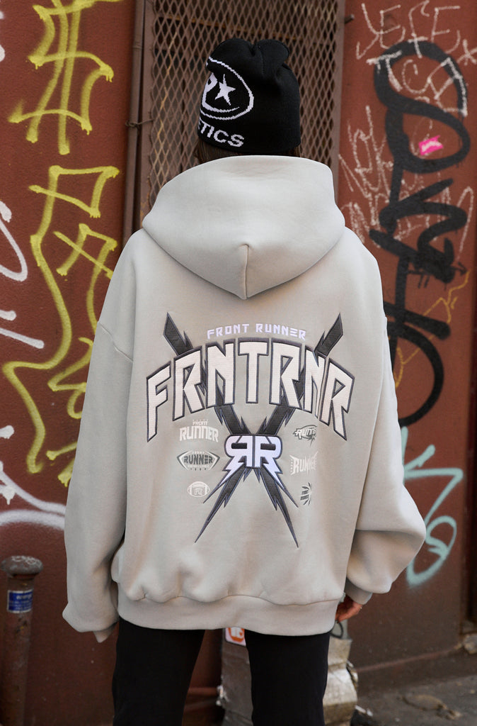FRNTRNR Bolt Hoodie Grey