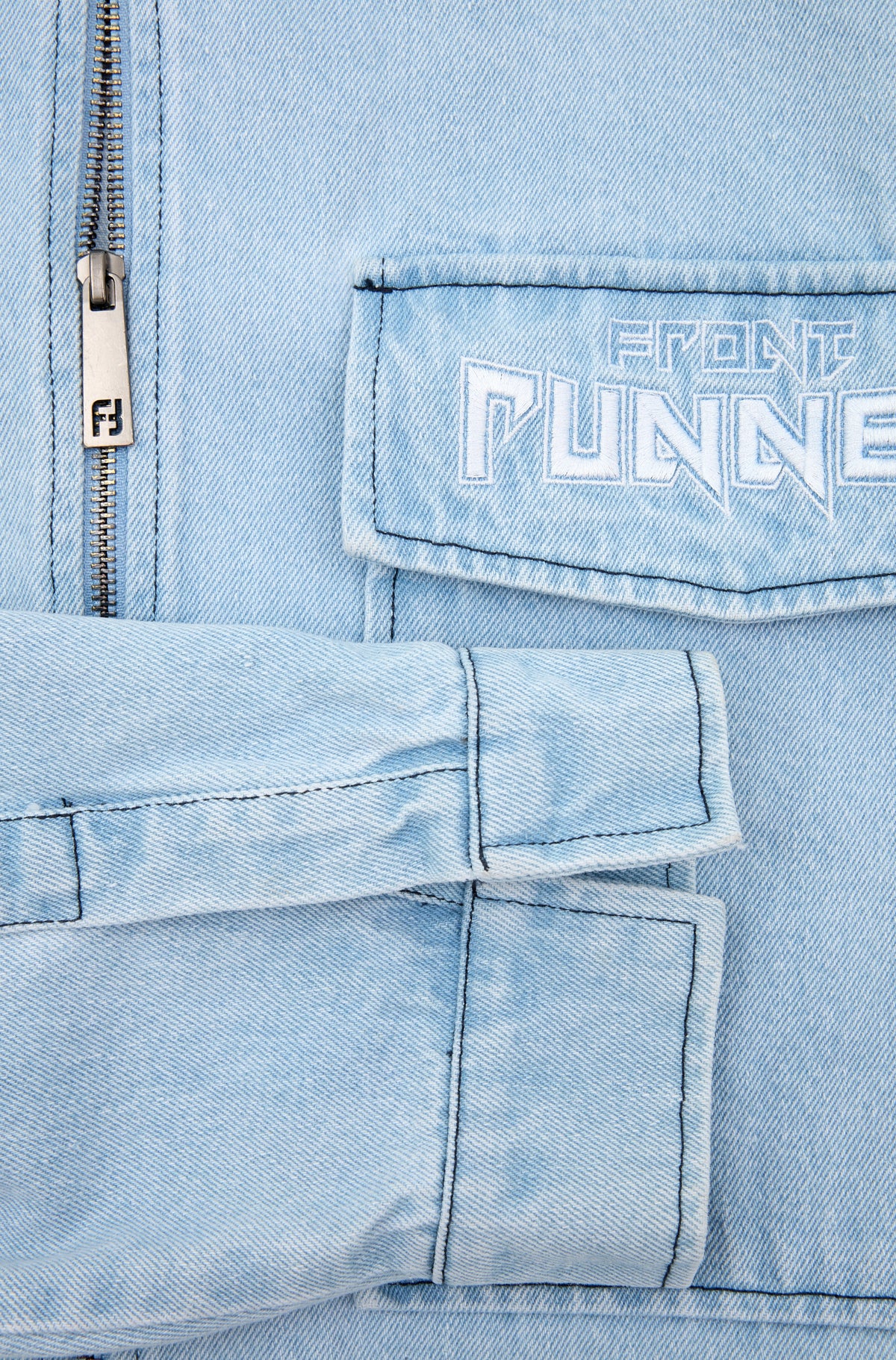 Viper Boxy Jacket - Ice Denim - Hover