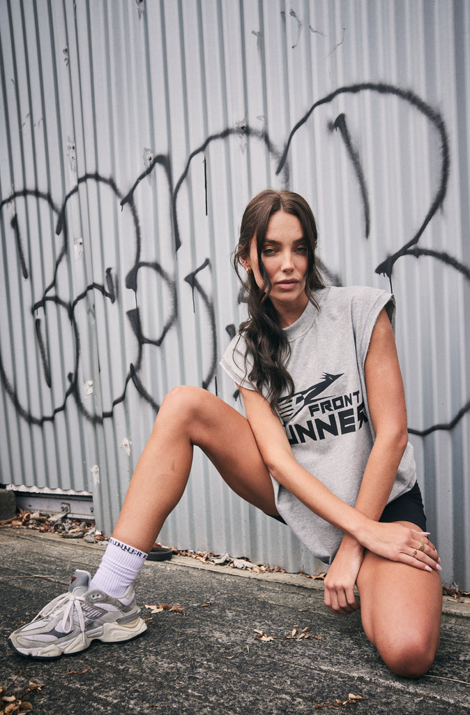 Roadrunner Tank - Grey Marle