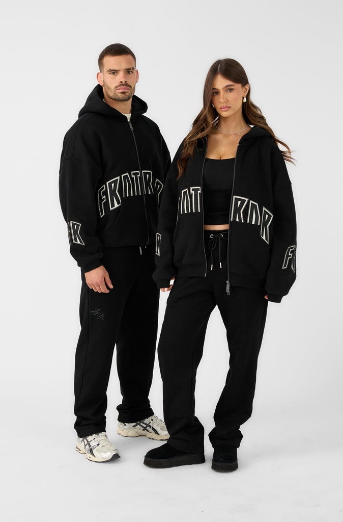 FRNTRNR Zip Hoodie - Black