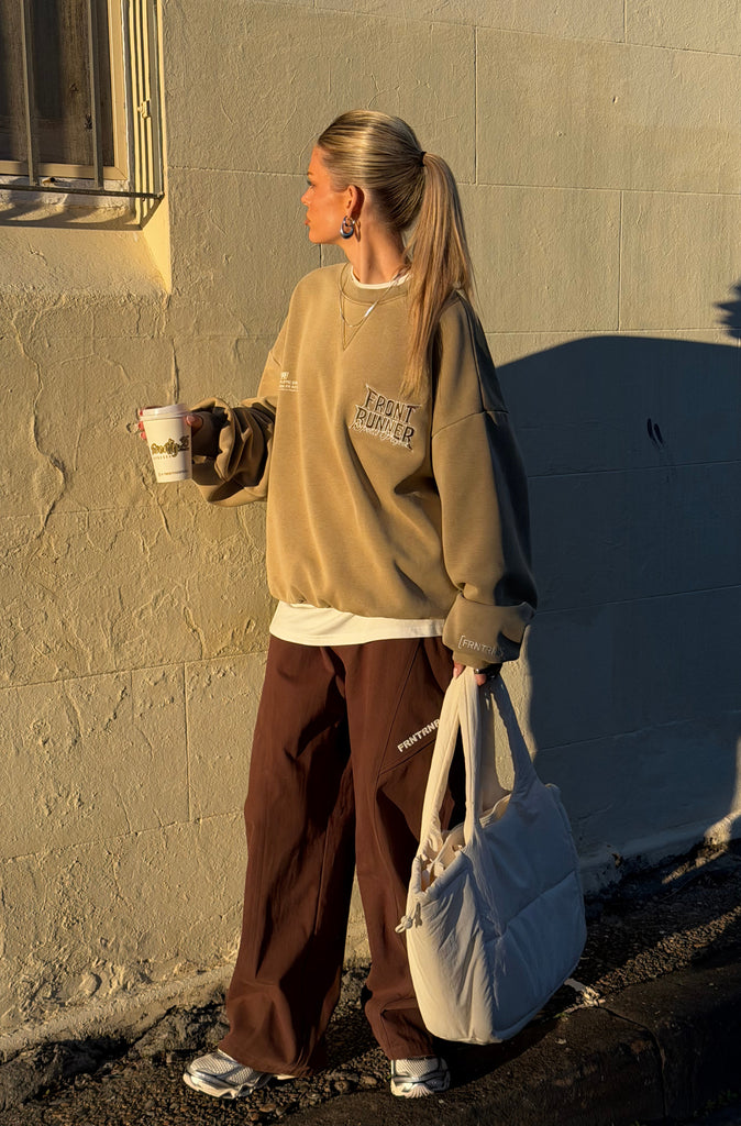 Collusion Crewneck Washed Tan