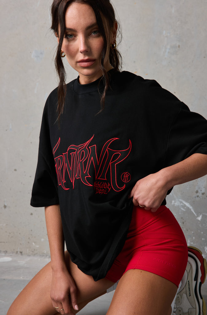 Thorned Legacy Tee - Black Red