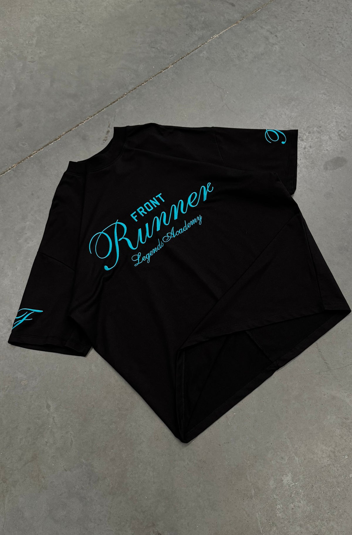 LA Tee - Black & Teal - Hover