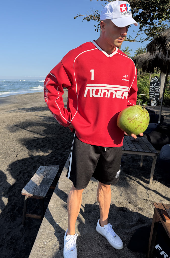 Striker L/S Jersey Scarlet