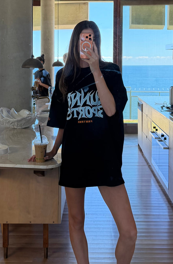 Runner Sports Tee Black [women]