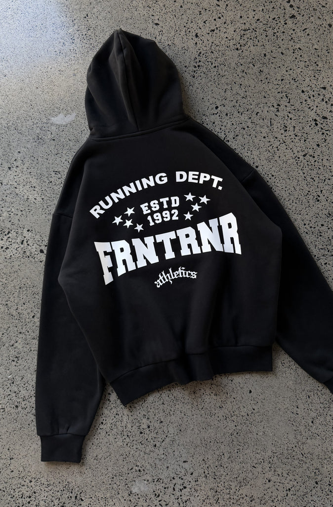 FRNTRNR ESTD Hoodie Black