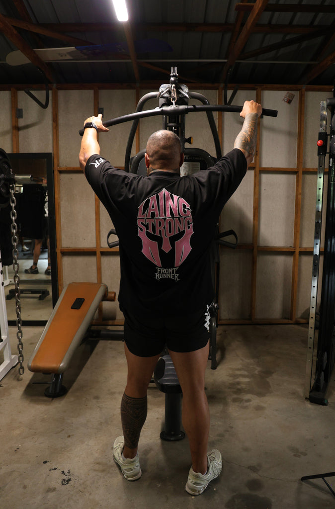 Lead the Charge Tee Black Bubblegum