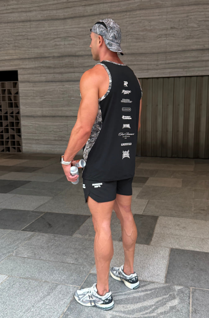 FR Performance Panel Singlet Black Camo
