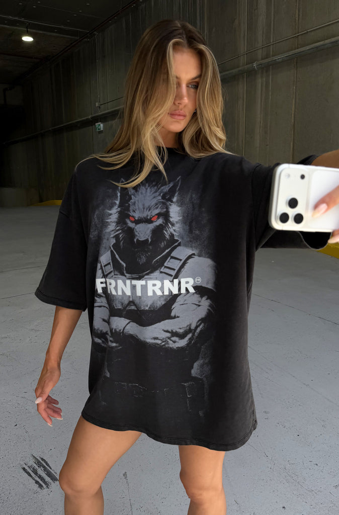 Hunting Season Tee Washed Black