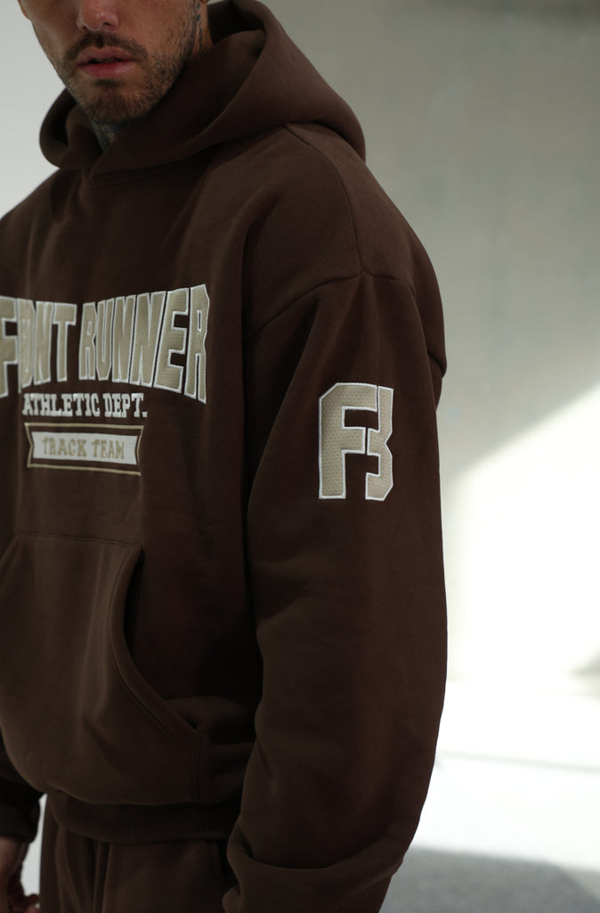 Athletic Department Hoodie Choc Malt
