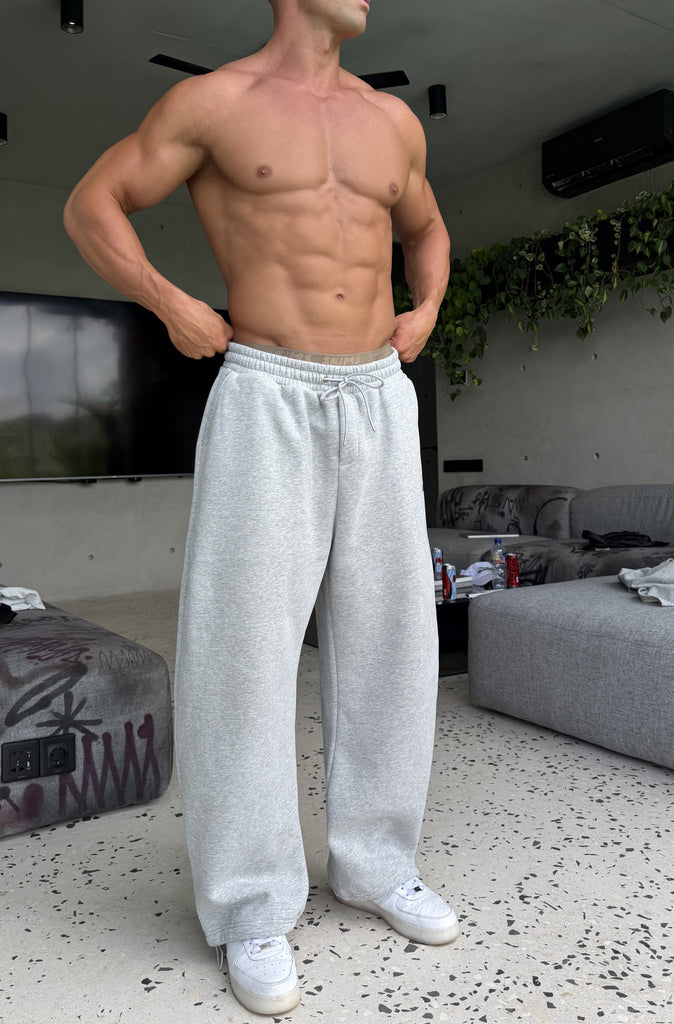 Running Dept. Barrel Leg Trackpant Grey Marle