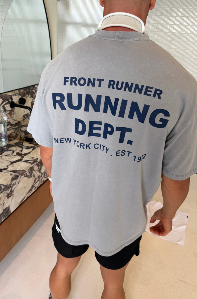 Running Dept Tee - Concrete Midnight