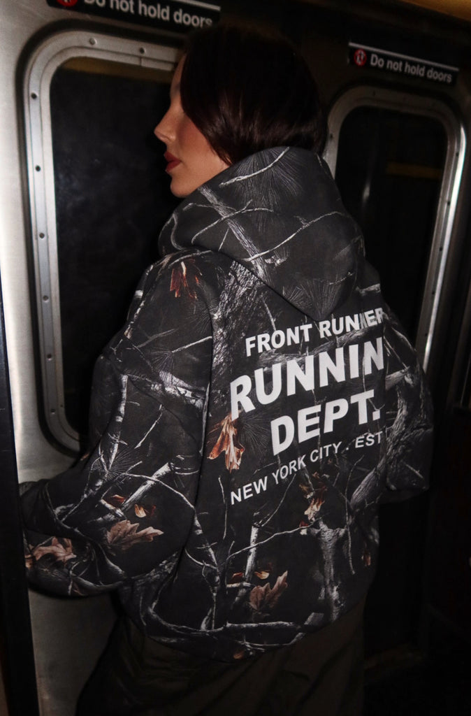 Running Dept Hoodie Night Camo