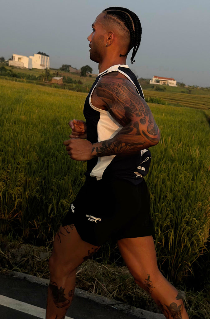 FR Performance Panel Singlet Navy