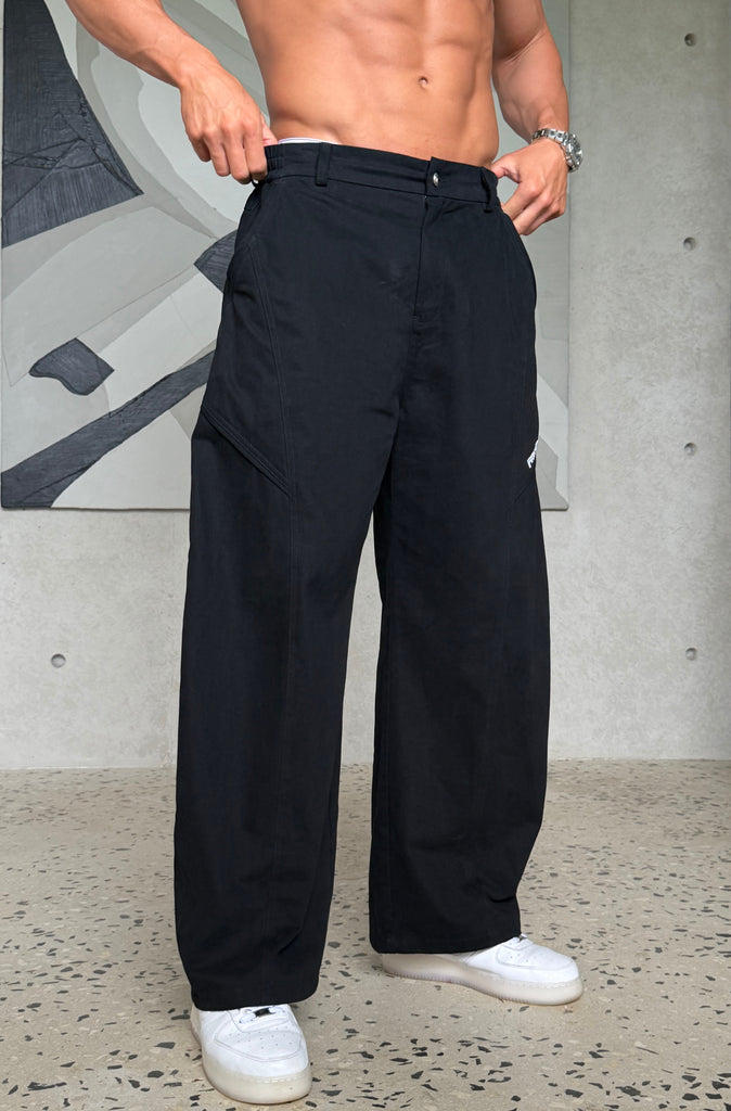 Worker Twill Pant Black