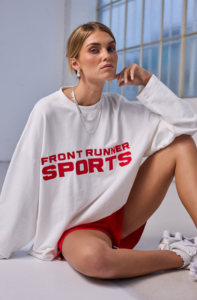 Studio L/S Tee White