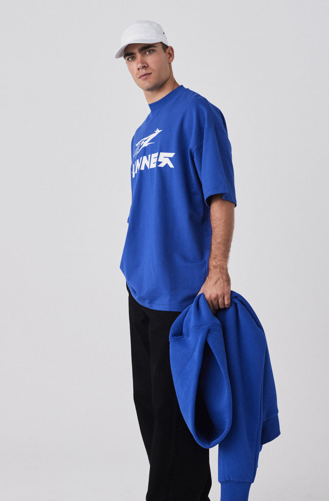 Road Runner Tee - Cobalt