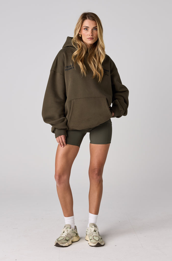 Running Dept Hoodie - Khaki