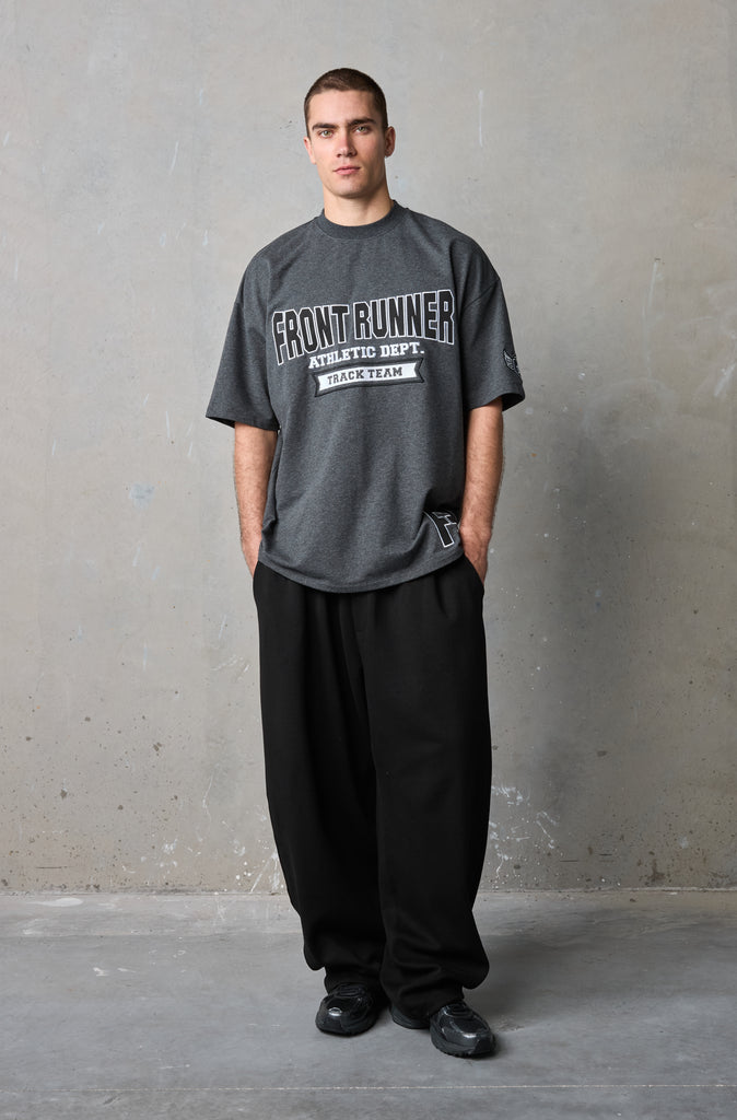 Athletic Department Tee - Charcoal Marle