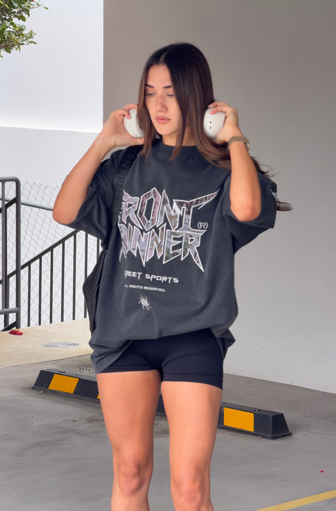 No Mercy Tee Washed Black Camo