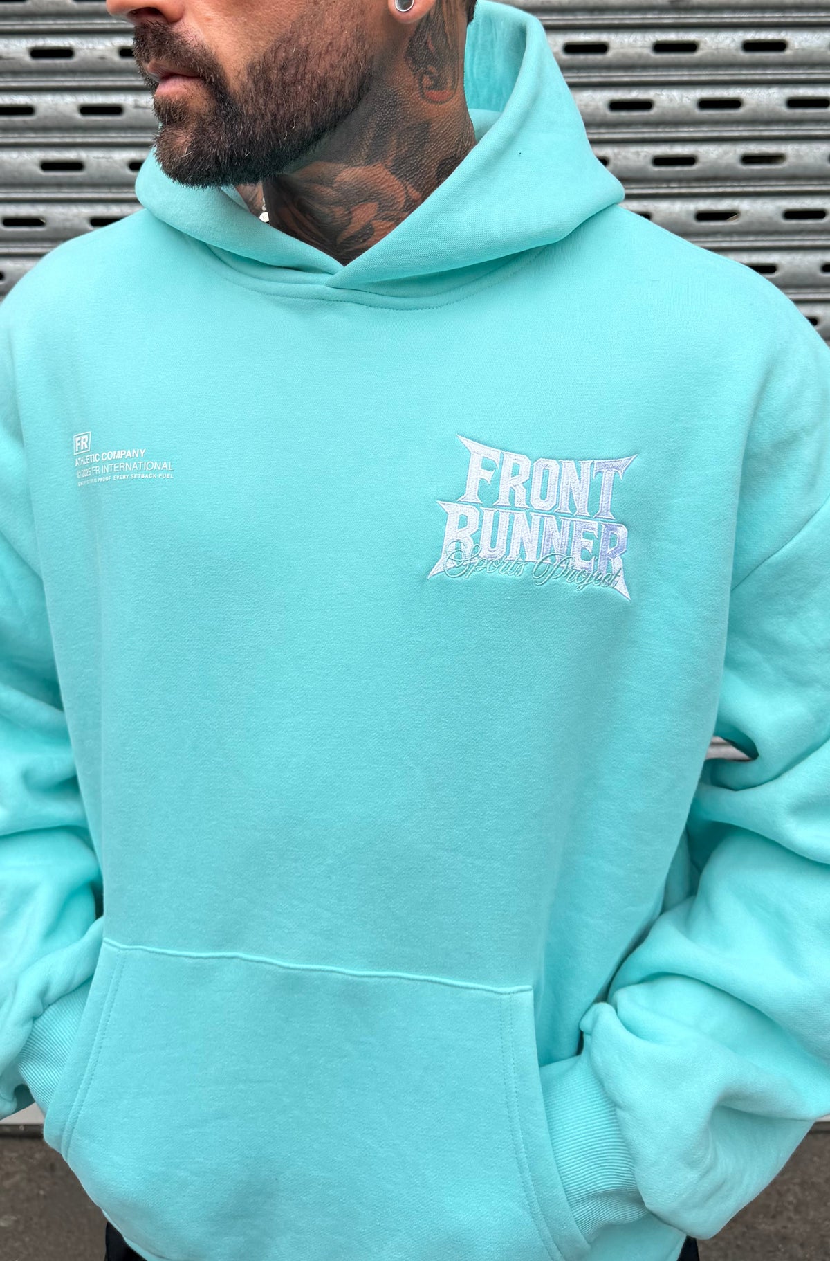 Collusion Hoodie Ice Blue [men]