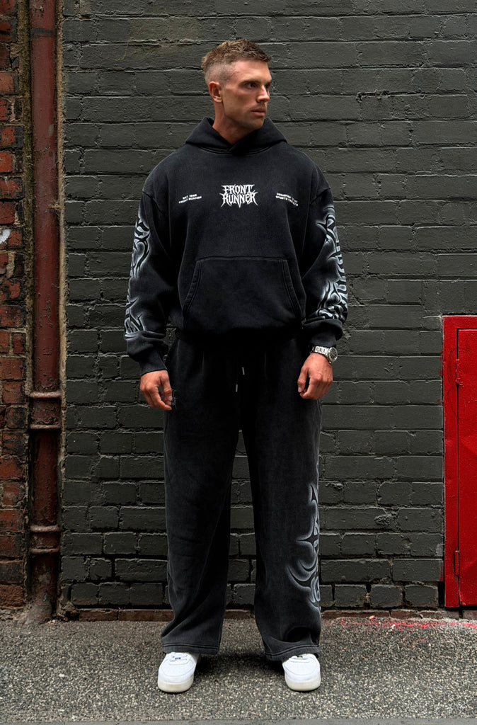 Ashline Hoodie Washed Black