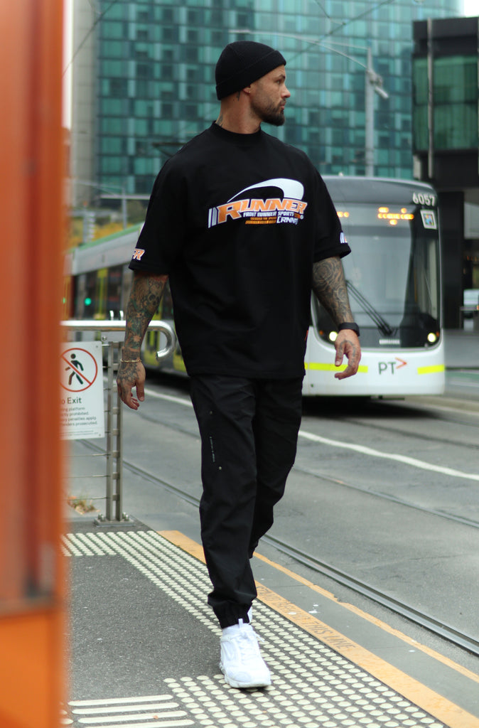 Circuit Tee - Black Mandarin