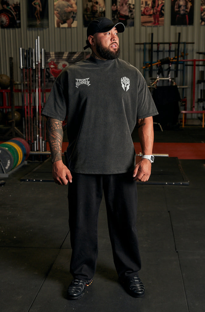 Laing Strong Legion Tee - Washed Black