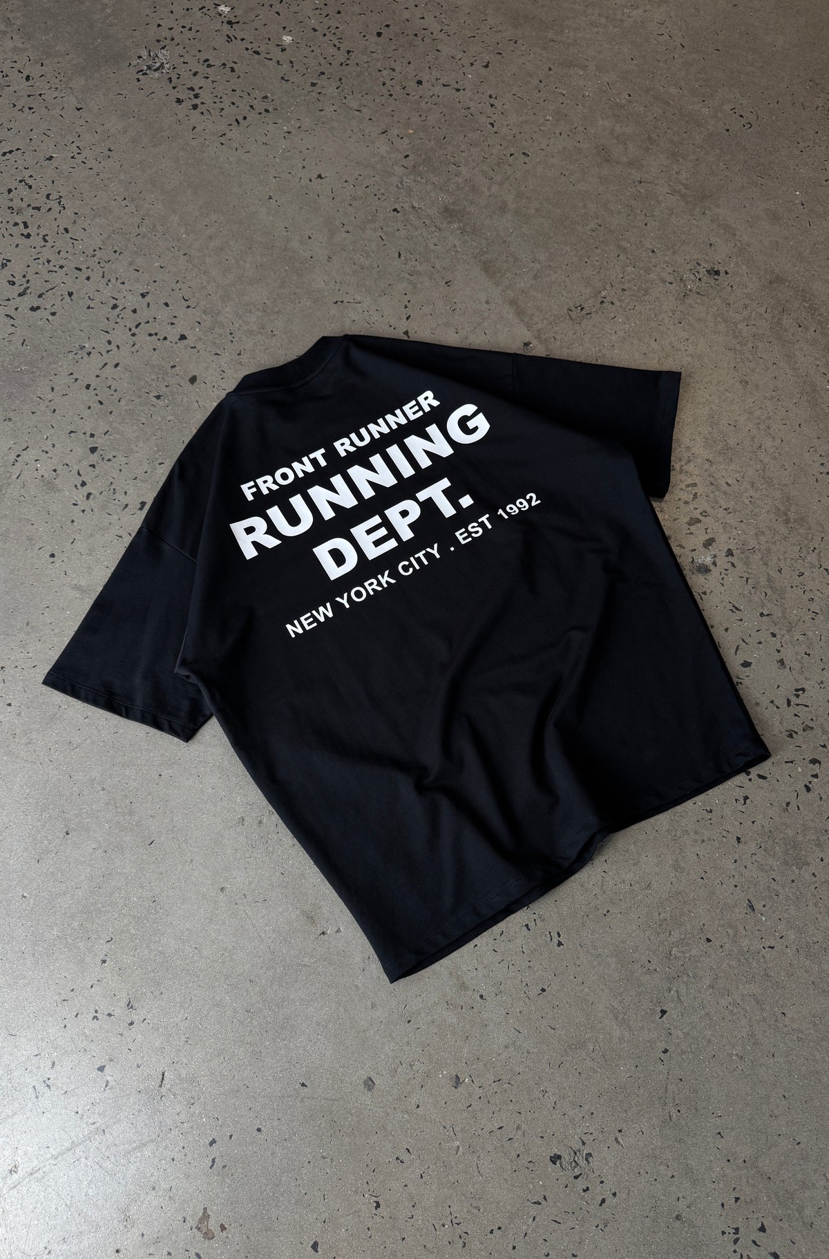 Running Dept Tee - Black/White - Hover