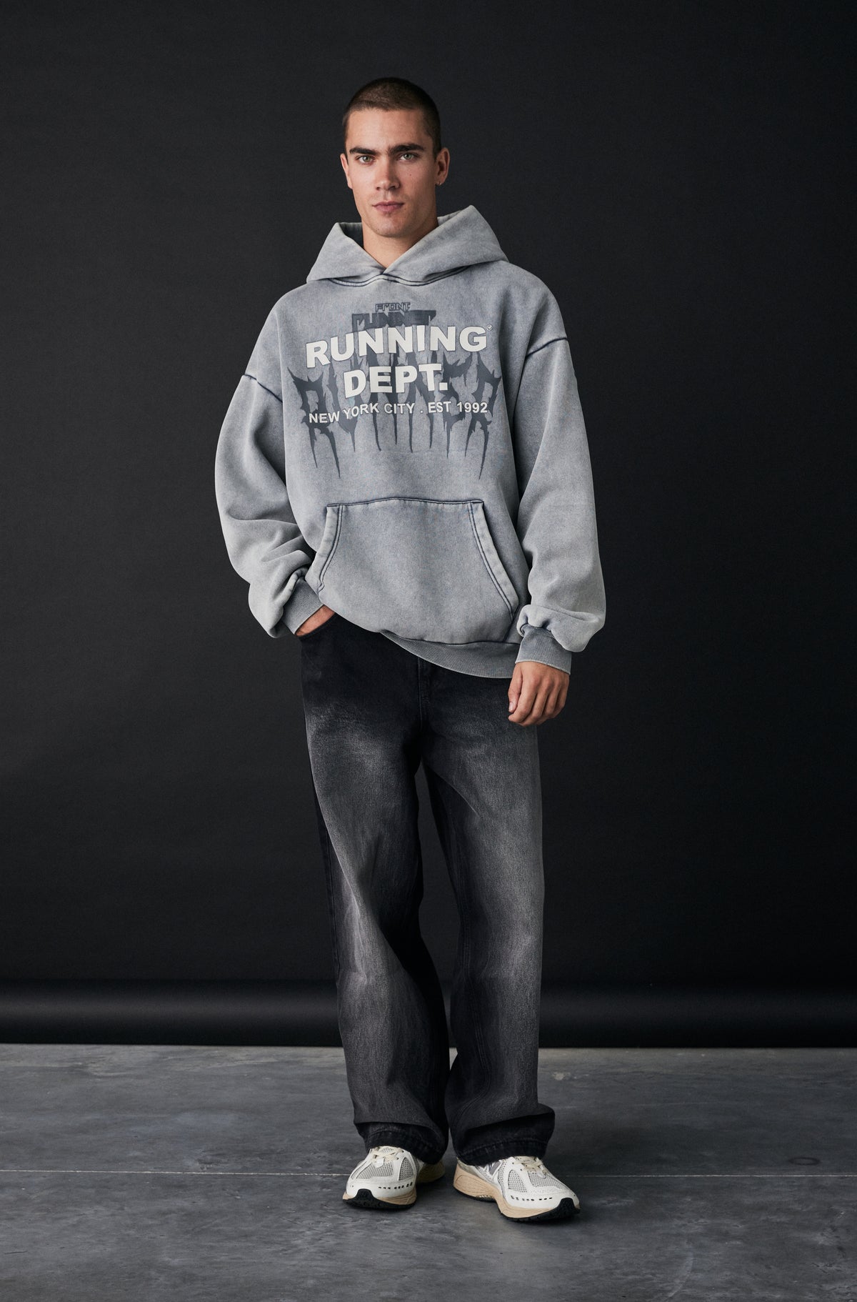 Tribal Dept Hoodie - Concrete - Men