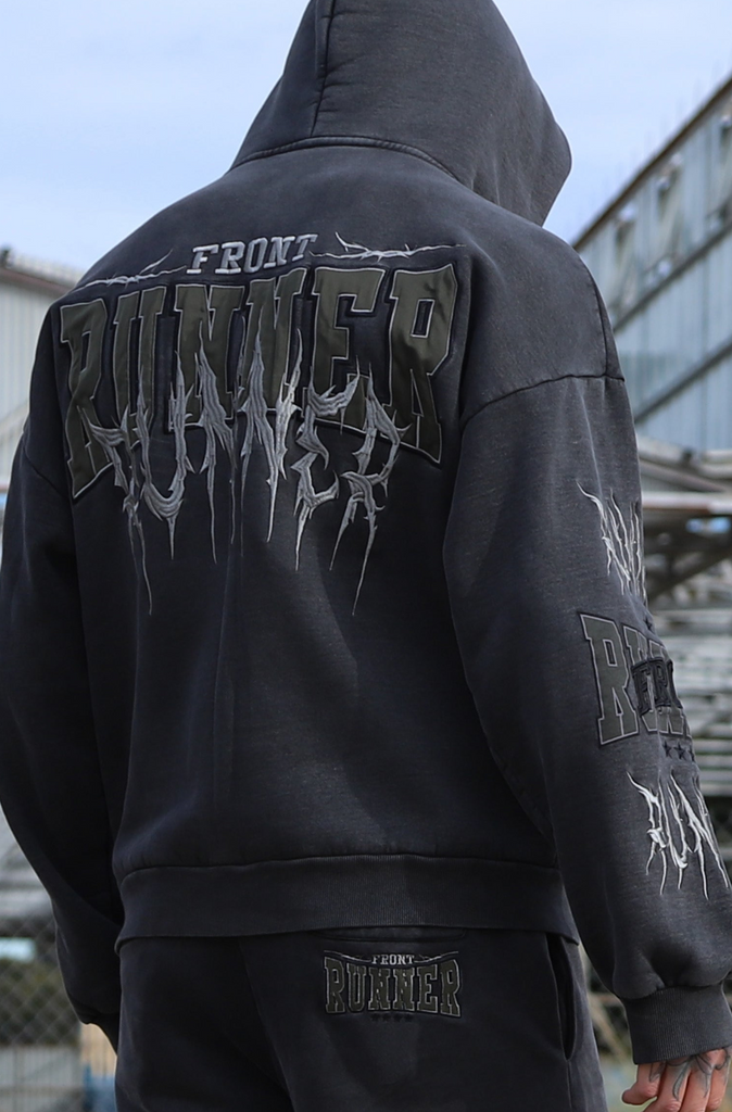 Runner Tribe Hoodie - Concrete