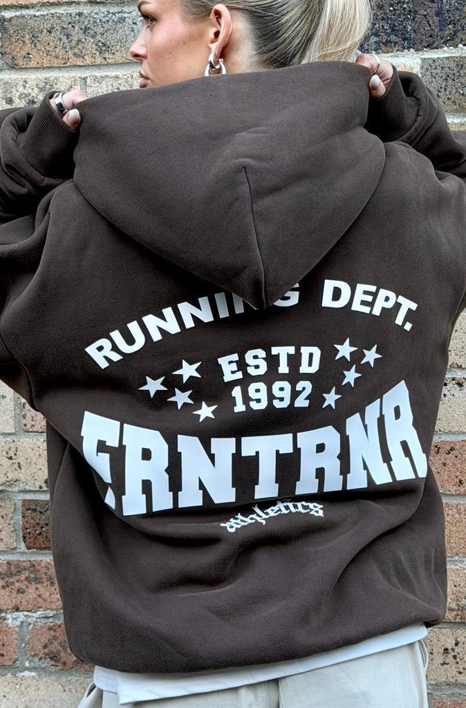 FRNTRNR ESTD Hoodie Mocha