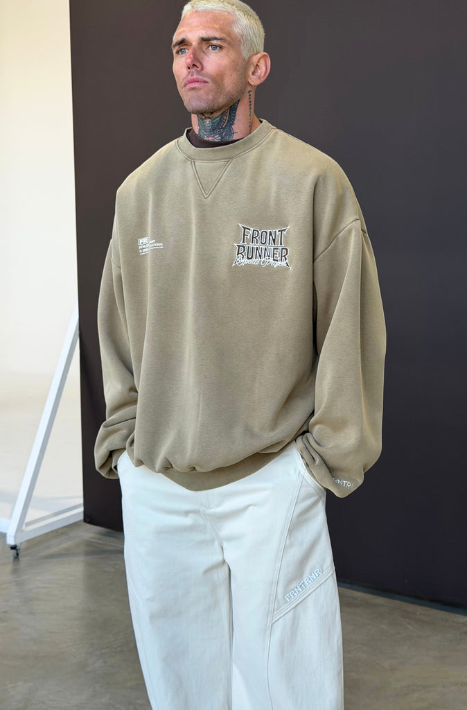 Collusion Crewneck Washed Tan