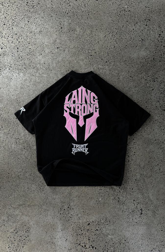 Lead the Charge Tee - Black Bubblegum