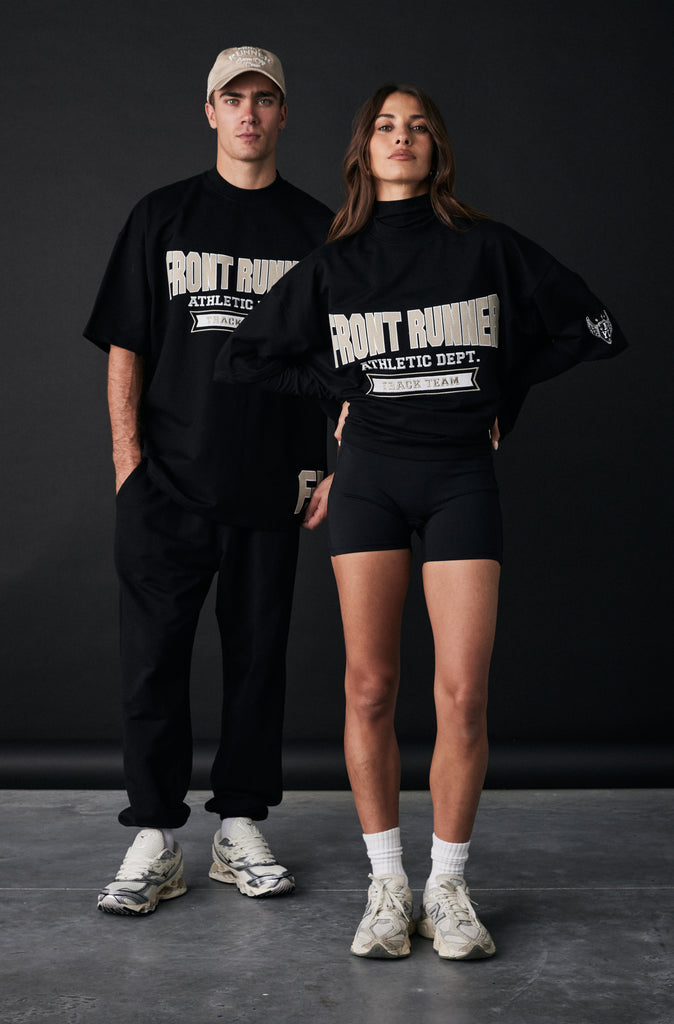 Athletic Department Tee - Black/Malt