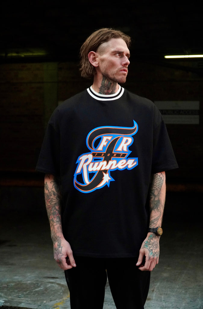 Neon Sprint Tee - Black