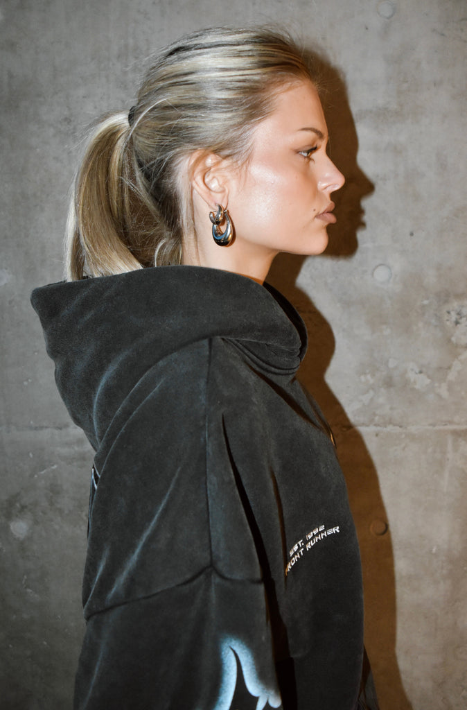 Ashline Hoodie Washed Black