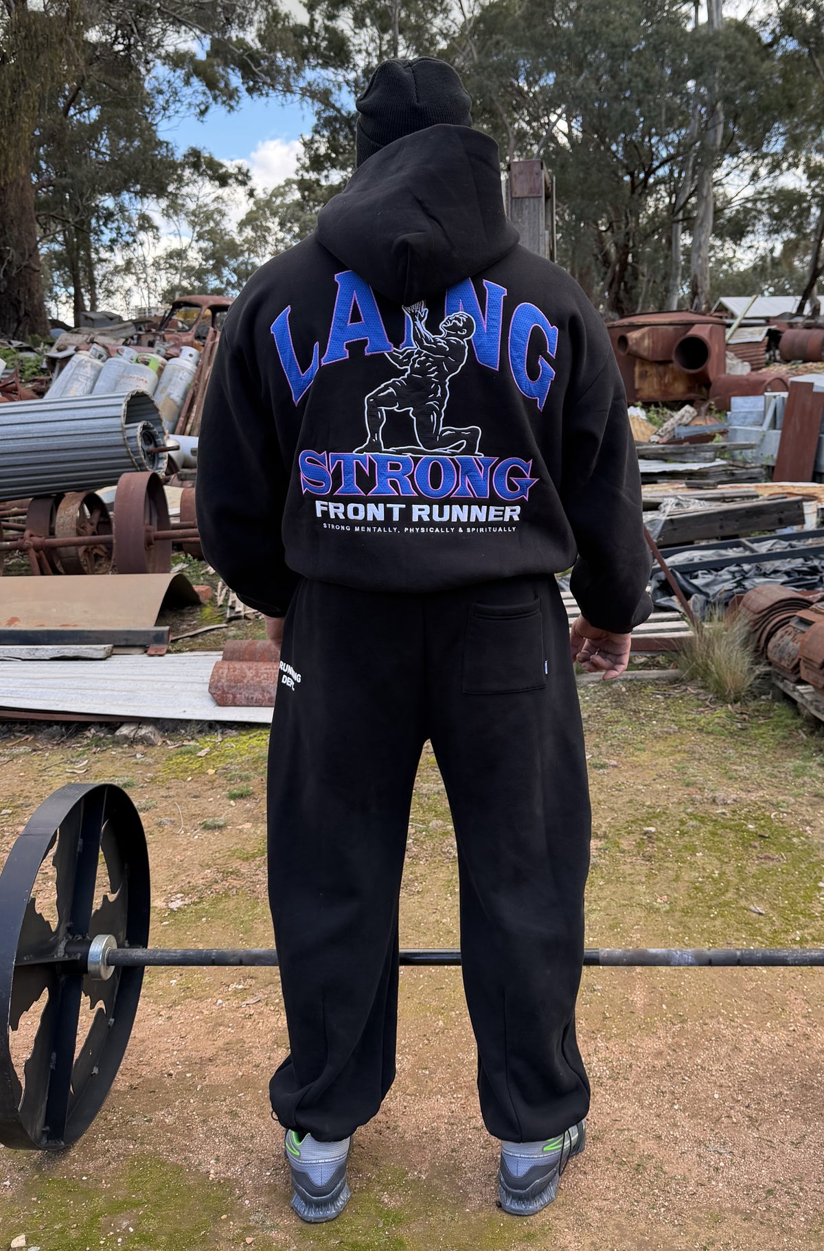 Strongman Legacy Hoodie Black Pop [men]
