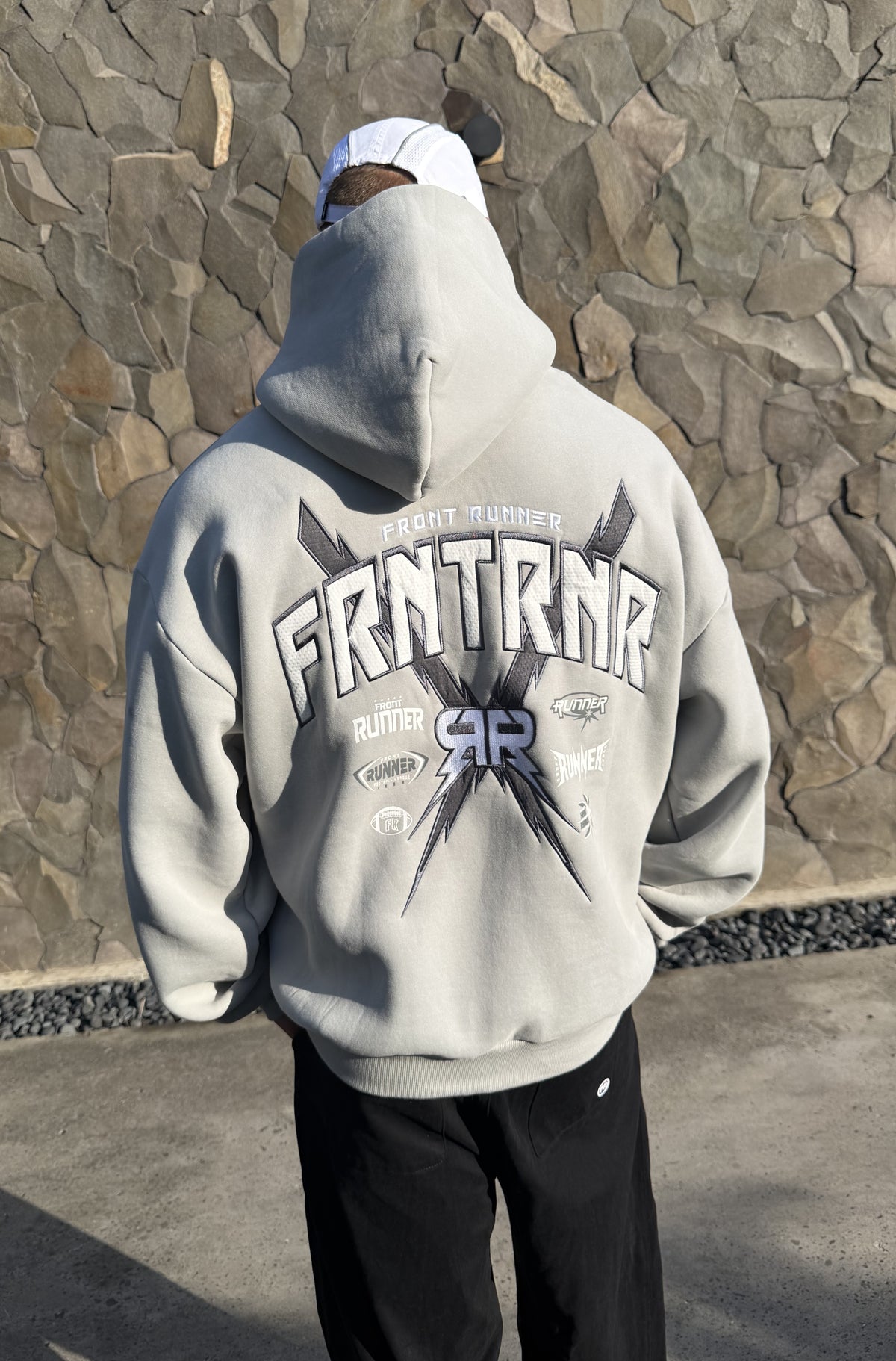 FRNTRNR Bolt Hoodie Grey [men]