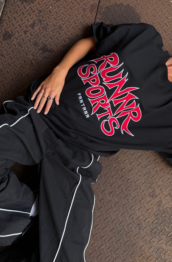 Runner Sports Tee Black Cherry