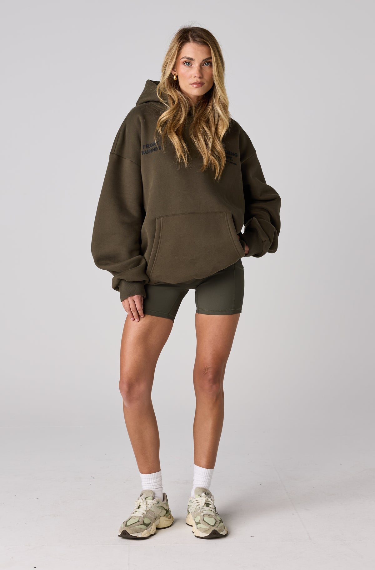 Running Dept Hoodie - Khaki - Women