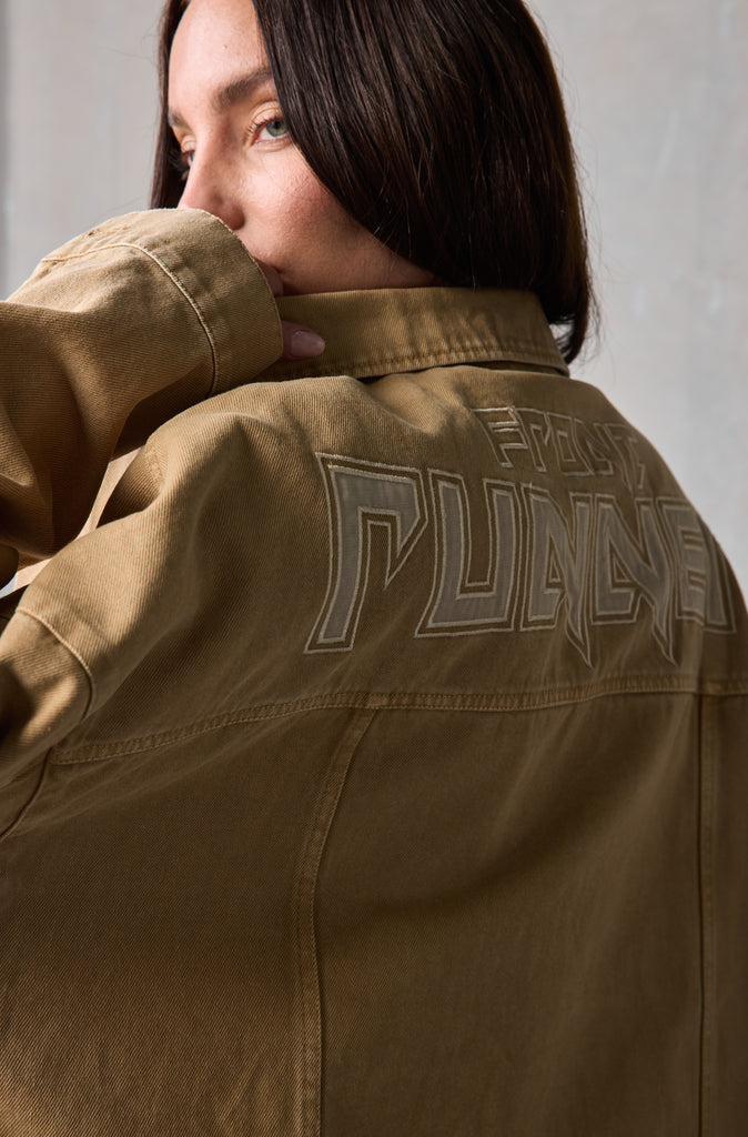 Viper Harlow Denim Jacket - Tan
