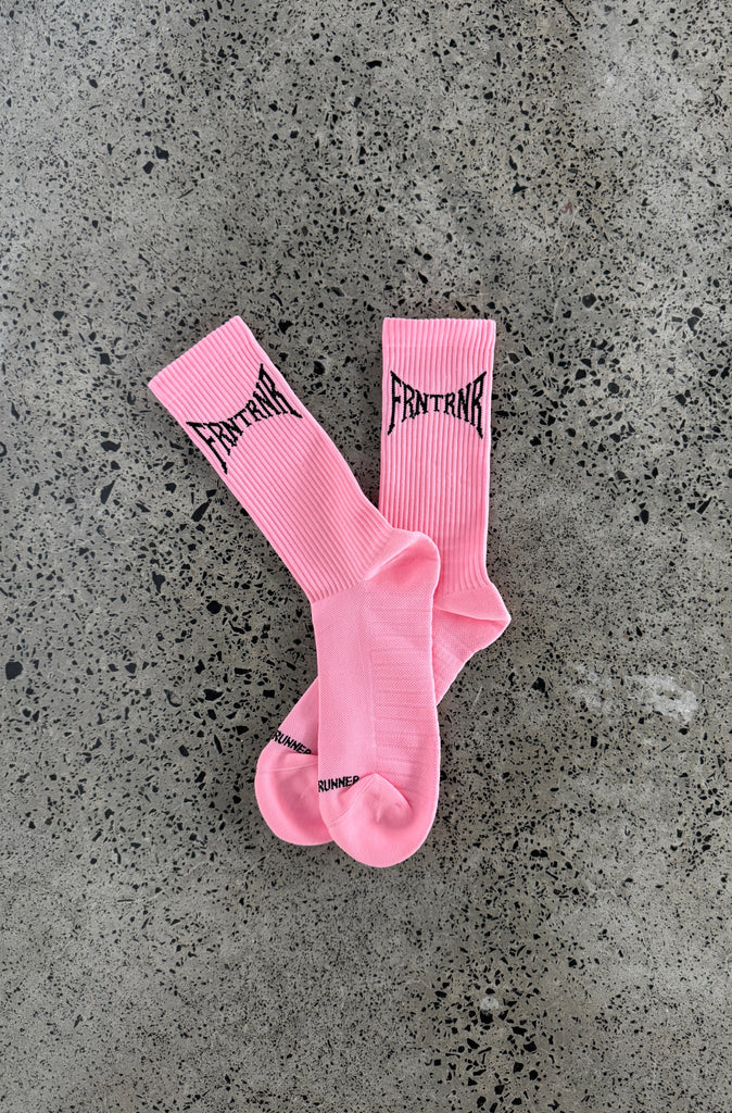Workshop Socks 3pk - White/Black/Candy